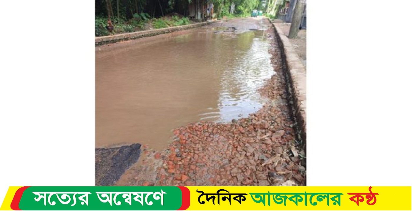 গোলাপগঞ্জ হেমিগঞ্জ দেওয়ান সড়কের বেহাল দশা, দেখার কেউ নেই