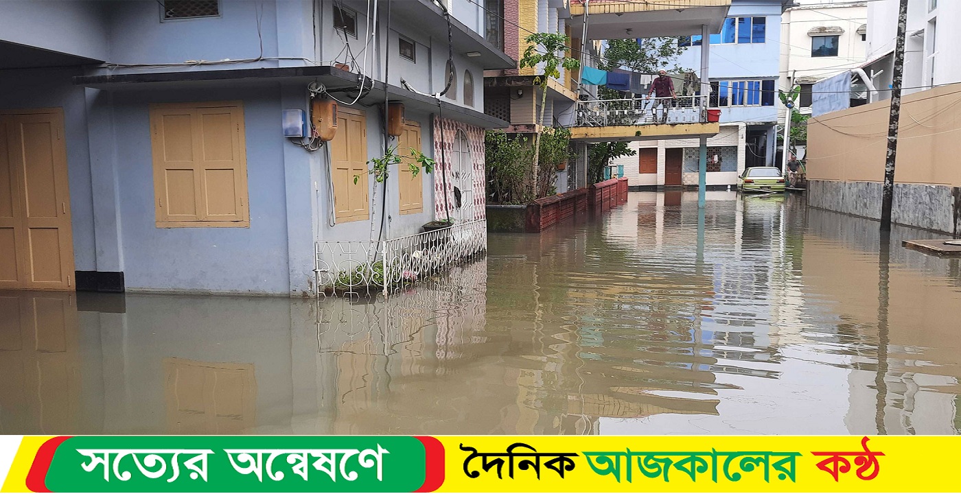 সিলেট জুড়ে বার বার বন্যা, জীবন যাত্রায় ভোগান্তি
