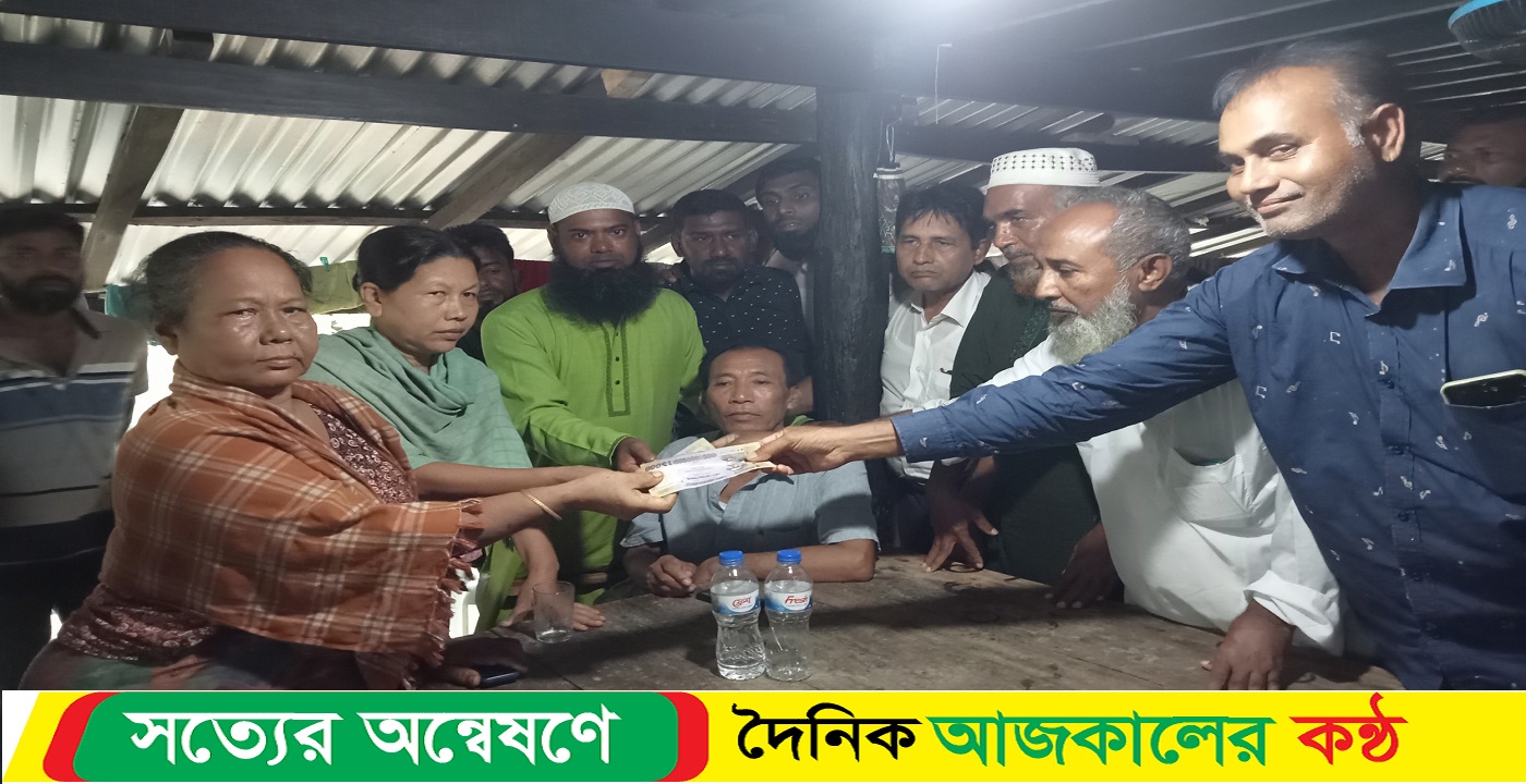 কুয়াকাটায় সংখ্যালঘু পরিবারের পাশে বিএনপি