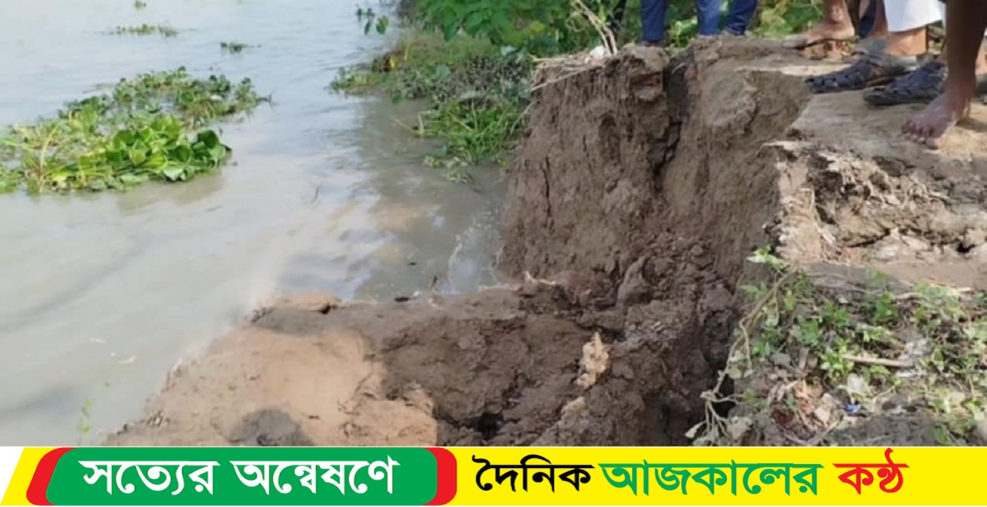 দুমকিতে পায়রা নদীর ভাঙ্গনে নিঃস্ব শত পরিবার