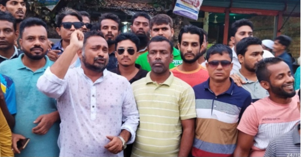 পূর্বধলায় বিএনপির উদ্যোগে সন্ত্রাস বিরোধী মিছিল হয়
