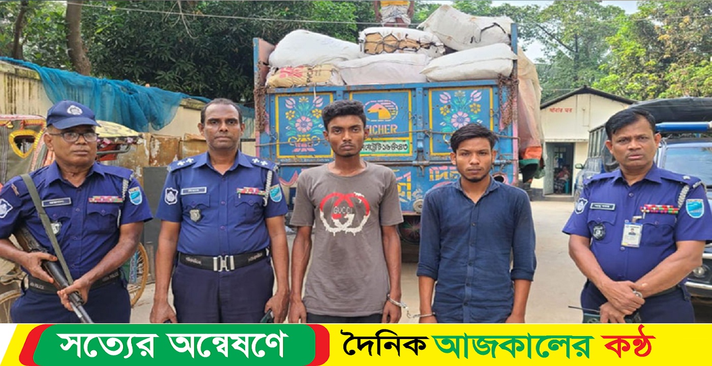 আশুলিয়ায় নিষিদ্ধ পলিথিন জব্দ ১০ টন, আটক ২