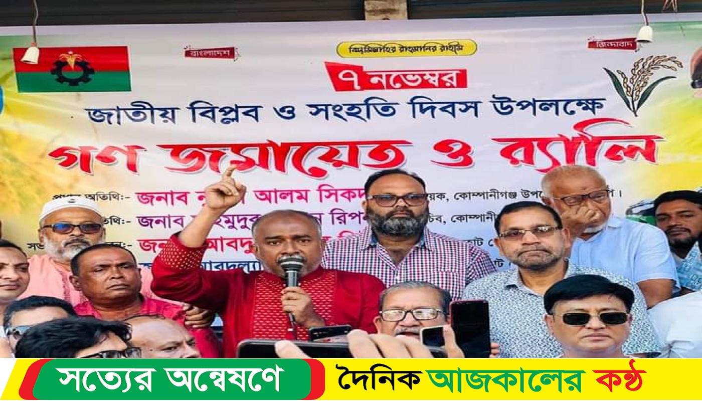 নোয়াখালীতে বিএনপির নেতার ওপর হামলায় বিক্ষোভ মিছিল
