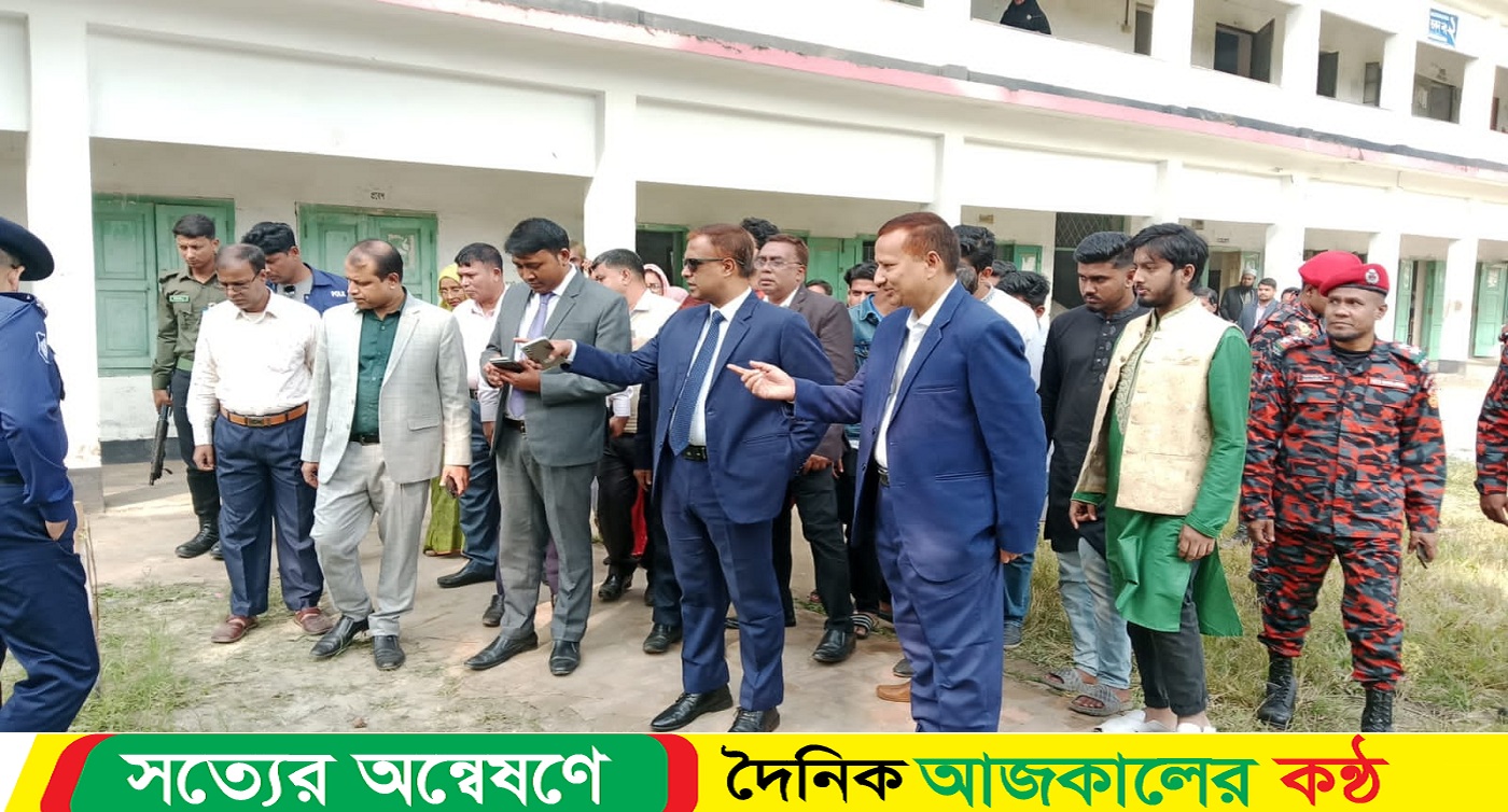 জেলা প্রশাসকের বিভিন্ন সেবামুলক কার্যক্রম পরিদর্শন গৌরনদীতে