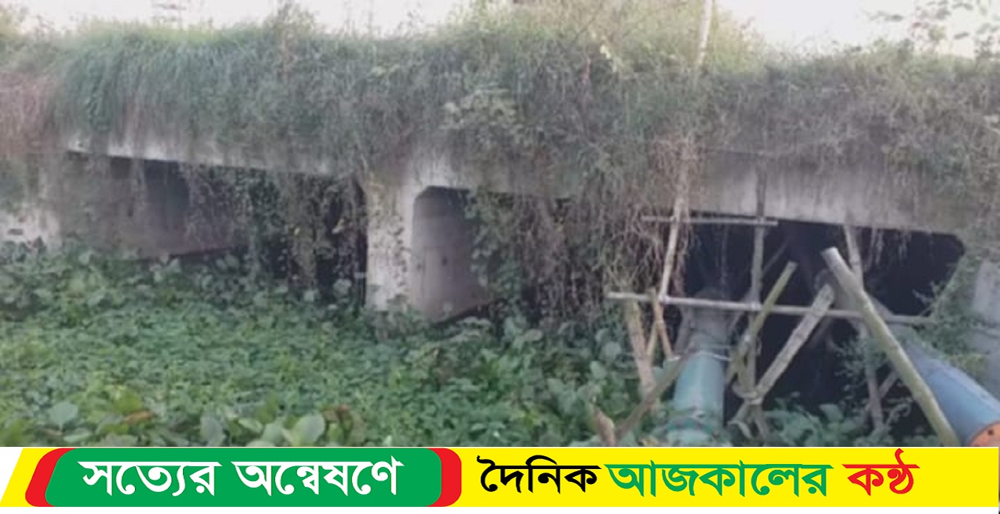 ঢাকা মহাসড়কের পানি প্রবাহ খাল ও কালভার্টের মুখ বন্ধ করে প্রভাবশালী মহলের স্থাপনা তৈরির পায়তারা