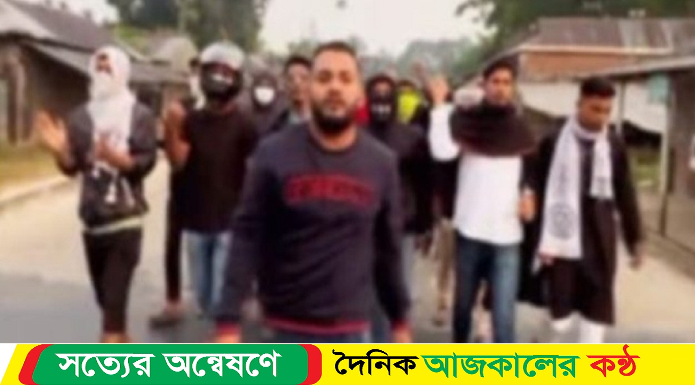 নেত্রকোনার পূর্বধলায় নিষিদ্ধ সংগঠন ছাত্রলীগের মিছিল , আটক ৫