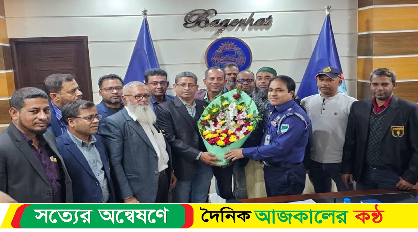 বাগেরহাট প্রেসক্লাবের নবনির্বাচিত কমিটিকে সংবর্ধনা দিলেন পুলিশ সুপার