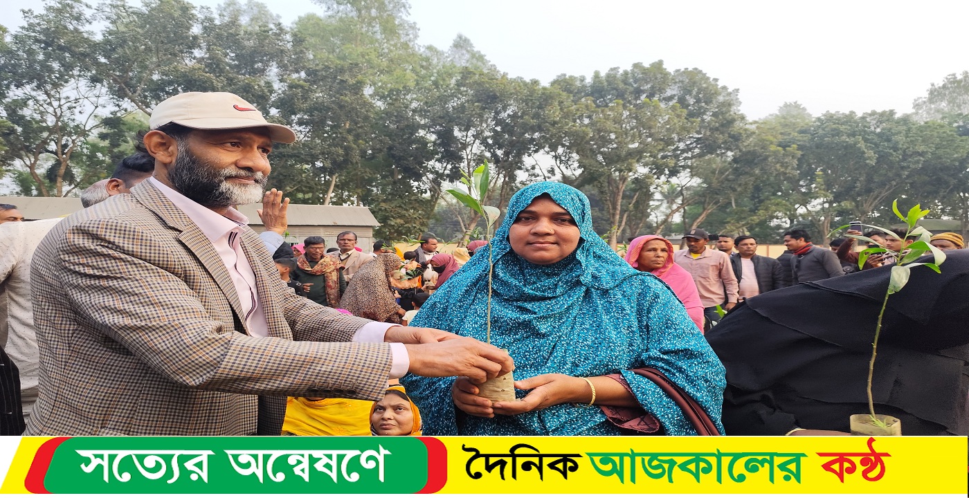 সরিষাবাড়ীতে কৃষক সমাবেশে ১ হাজার ৫০০ জন কৃষকের মধ্যে গাছের চারা বিতরণ