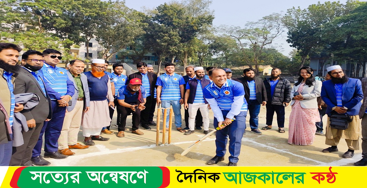 তারুণ্যের উৎসব উপলক্ষে সরিষাবাড়ীতে ক্রিকেট উদ্বোধন