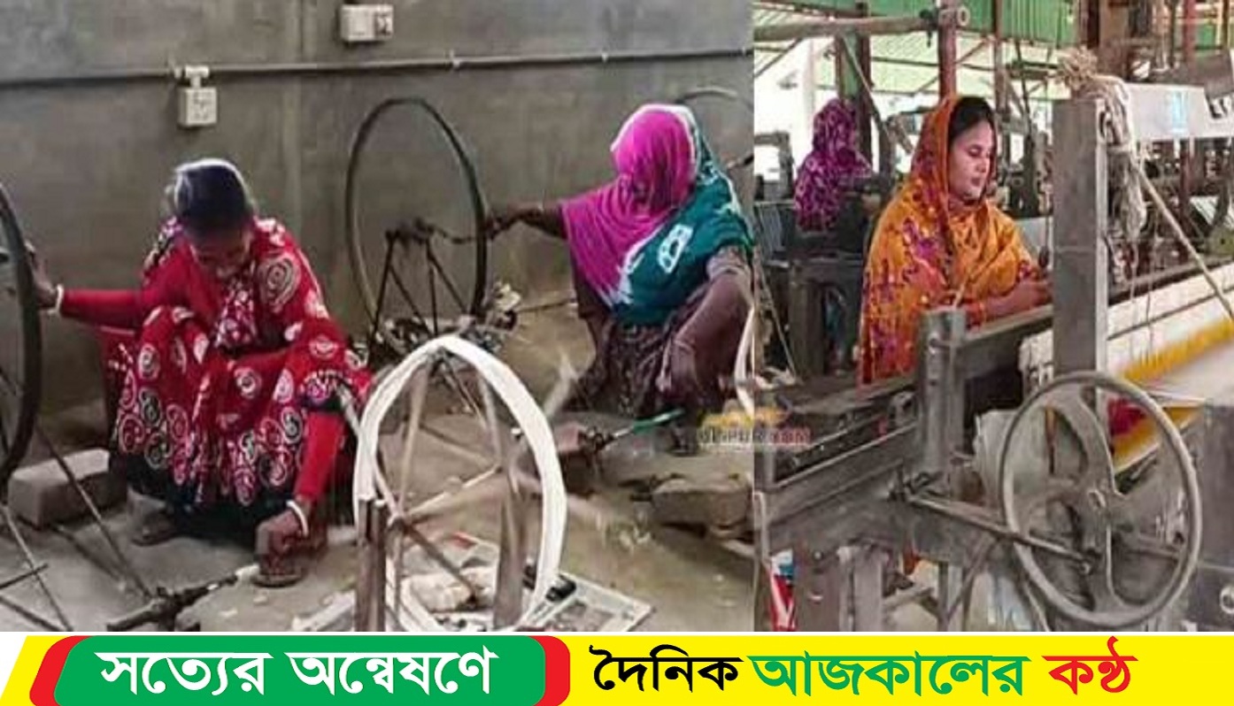 হতদরিদ্র নারীদের কর্মসংস্থান দিচ্ছে উলিপুরের হস্তশিল্প কারখানা