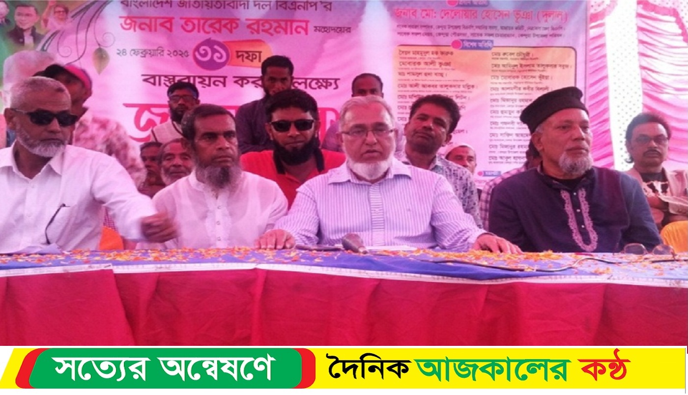 ৩১দফা বাস্তবায়নের লক্ষ্যে গড়াডোবা ইউনিয়ন বিএনপির জনসভাবেশ