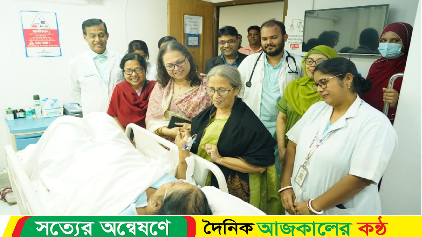 অসুস্হ ফরিদা পারভীনকে দেখতে হাসপাতালে গেলেন মৎস্য ও প্রাণিসম্পদ উপদেষ্টা