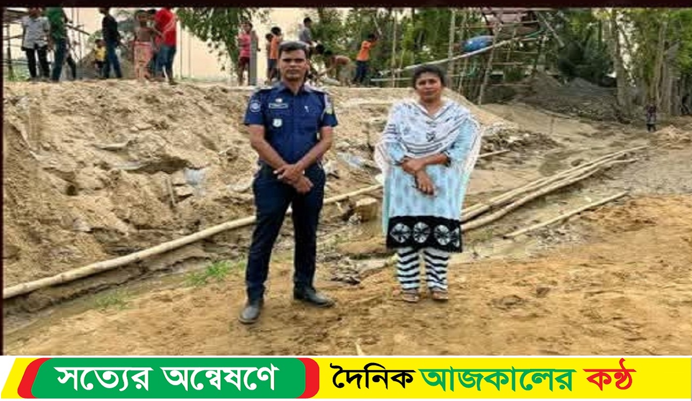 নালিতাবাড়ীতে অ’বৈধ বালু উত্তোলনের বিরুদ্ধে অ’ভিযান : জব্দ ৬ ট্রাক