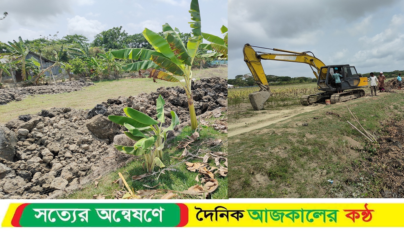 কুয়াকাটায় খাল খননে ব্যাপক অনিয়ম, বাড়ছে জলাবদ্ধতার শঙ্কা