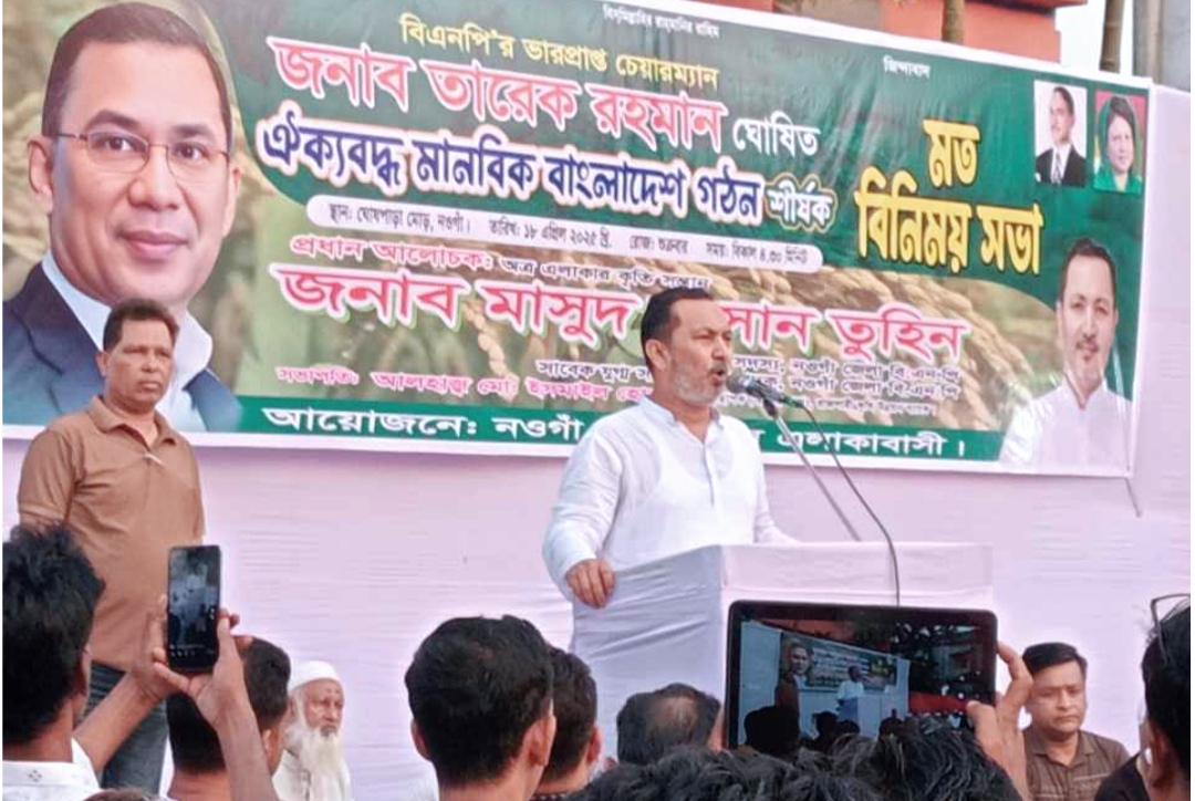 নওগাঁয় বিএনপির মতবিনিময় সভা
