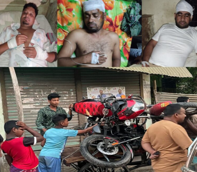গৌরনদীত পোস্টার ছিঁড়া কে কেন্দ্র করে সংঘর্ষ আহত ২৫
