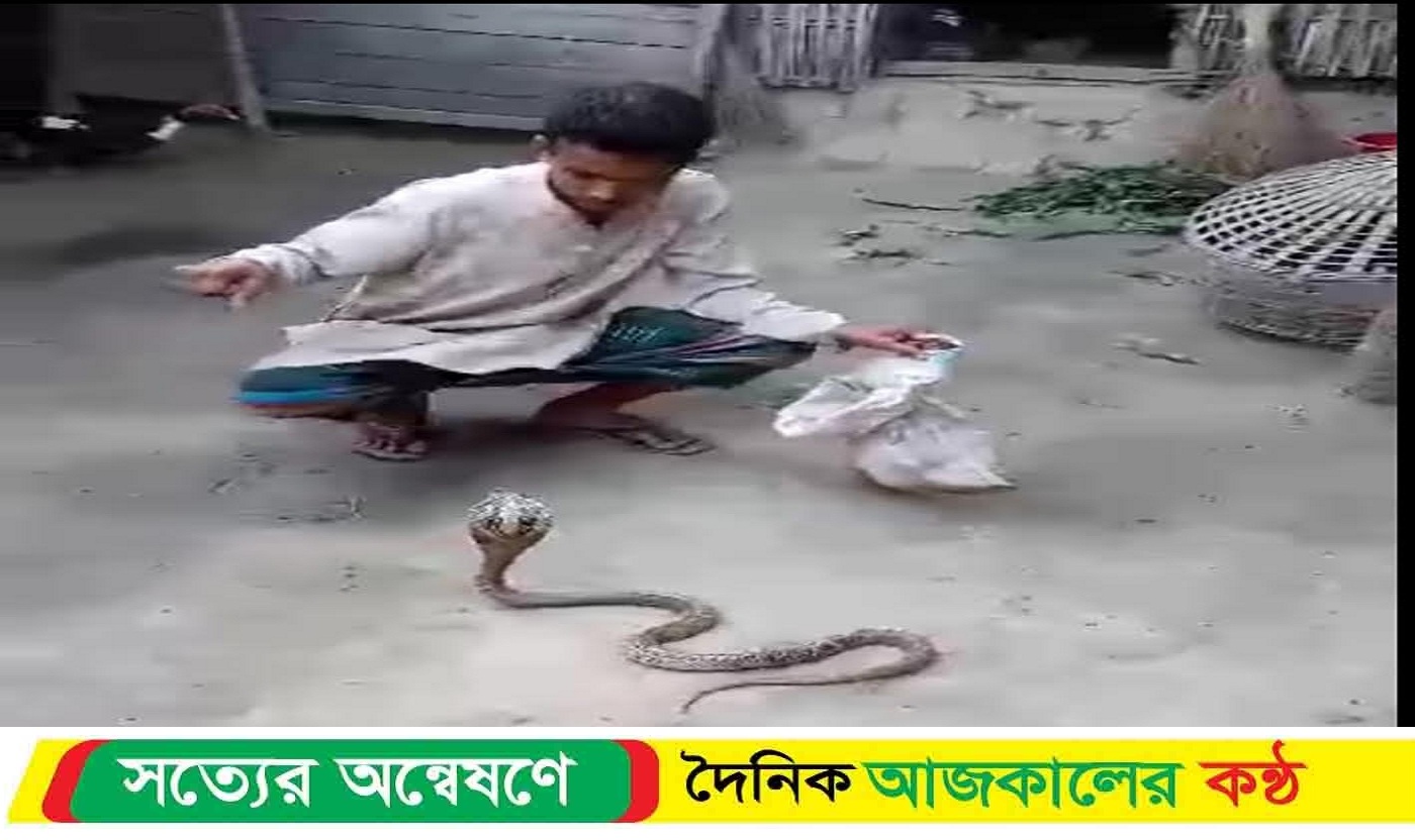 খানসামায় নিজের পোষা সাপের কামড়ে এক যুবক মৃ*ত্যু