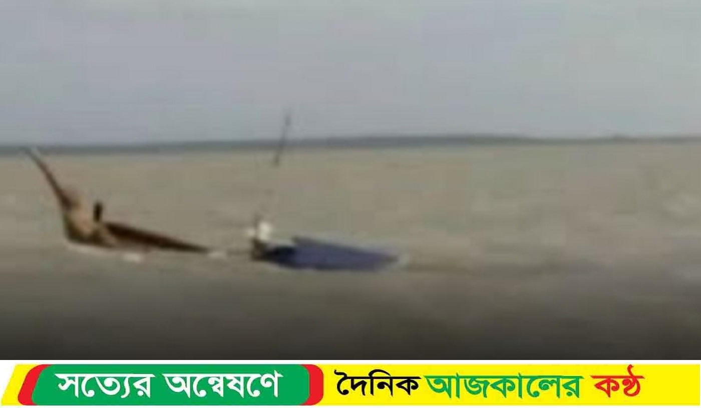 নোয়াখালীর হাতিয়া মেঘনা নদীতে ৩৯ যাত্রী নিয়ে একটি ট্রলার ডুবি