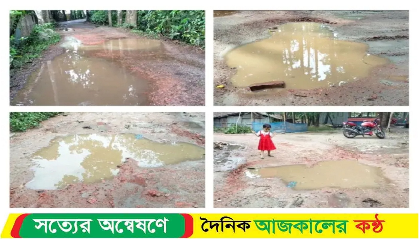 সংস্কারের অভাবে পৌরসভার পাঁচটি সড়কে চরম দুর্ভোগে পৌরসভার বাসিন্দারা!