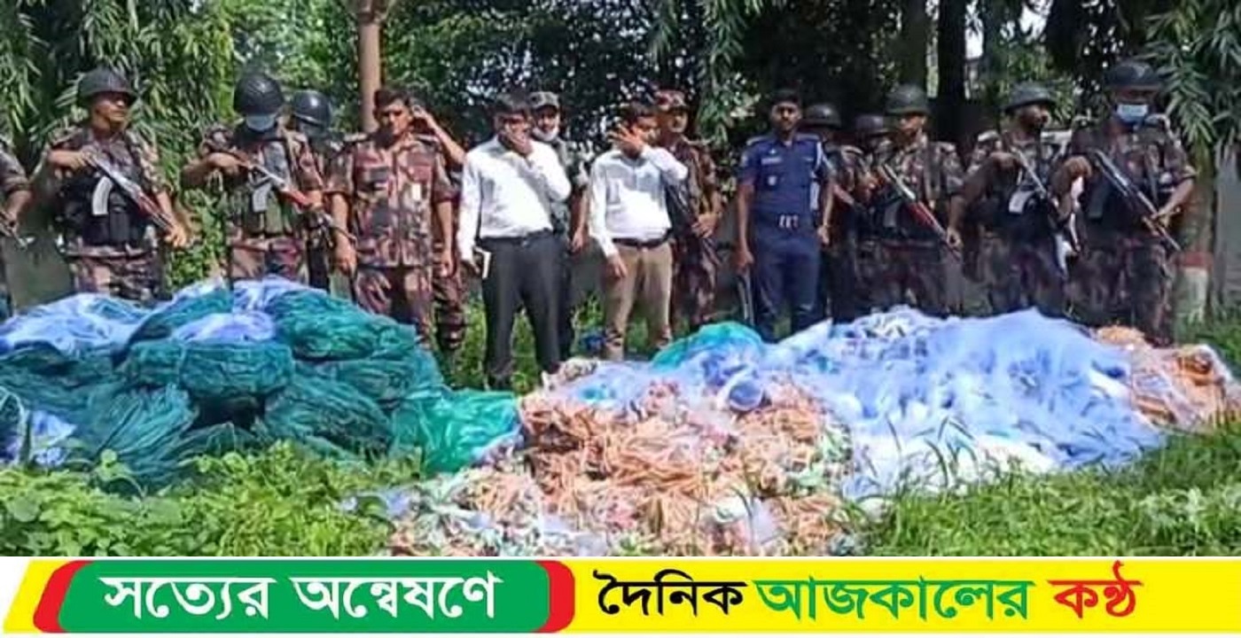 কালীগঞ্জে প্রায় ৬৫ লাখ টাকার অবৈধ কারেন্ট জাল জব্দ