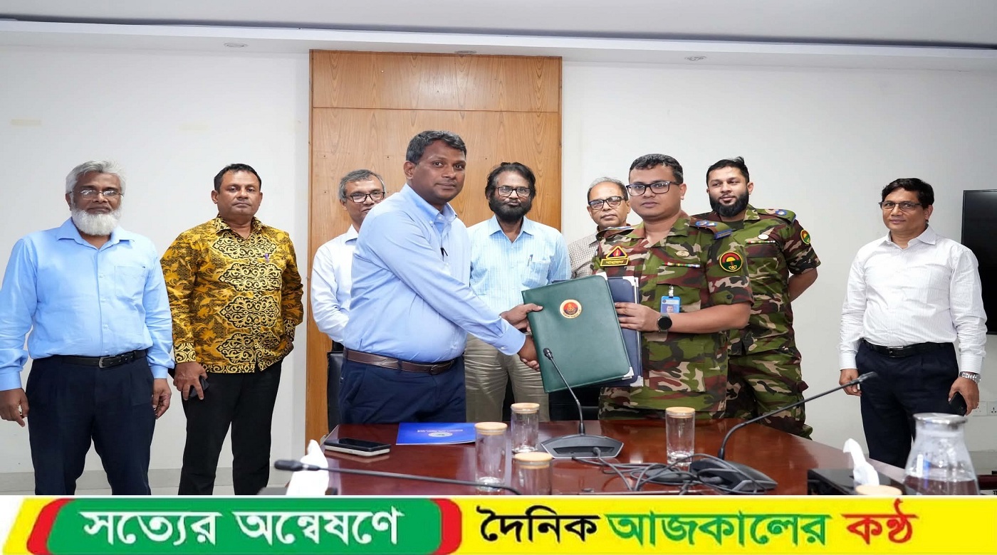 শুভাঢ্যা খাল পুনঃখনন ও উন্নয়ন প্রকল্পে পানি উন্নয়ন বোর্ড ও সেনাবাহিনীর মধ্যে সমঝোতা স্মারক স্বাক্ষর অনুষ্ঠিত