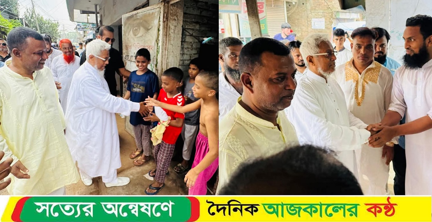 বাউফলের বিএনপি’র কেন্দ্রীয় নেতা ইঞ্জিনিয়ার এ কে এম ফারুক আহমেদ তালুকদারের ঈদ  শুভেচ্ছা বিনিময়