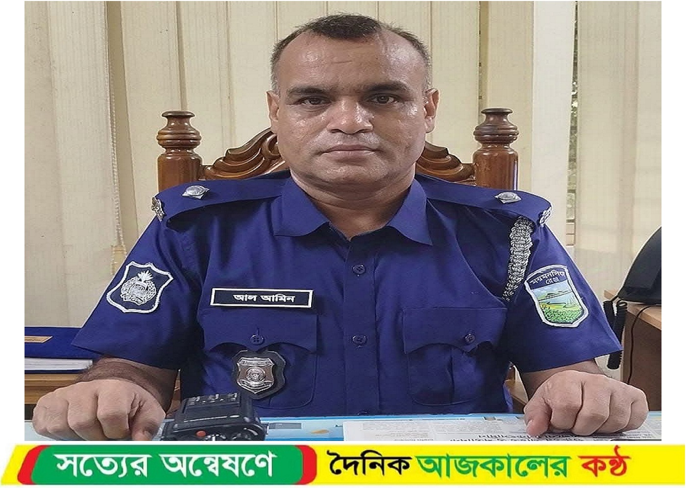 প্রশংসায় ভাসছেন ঝিনাইগাতী থানার ওসি মোঃ আল- আমিন