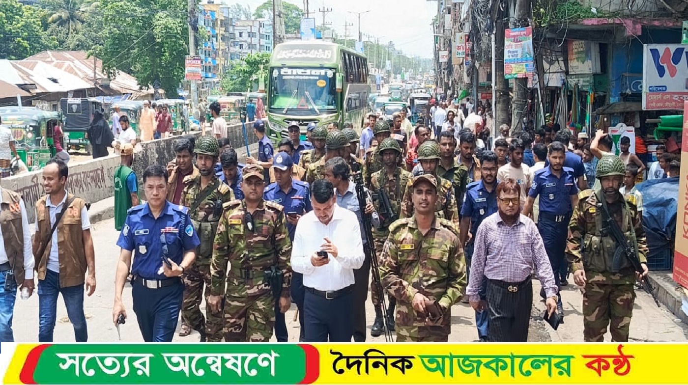 নোয়াখালীতে ঈদে ভাড়া ও যানজট নিয়ন্ত্রণে  সেনাবাহিনীর অভিযান