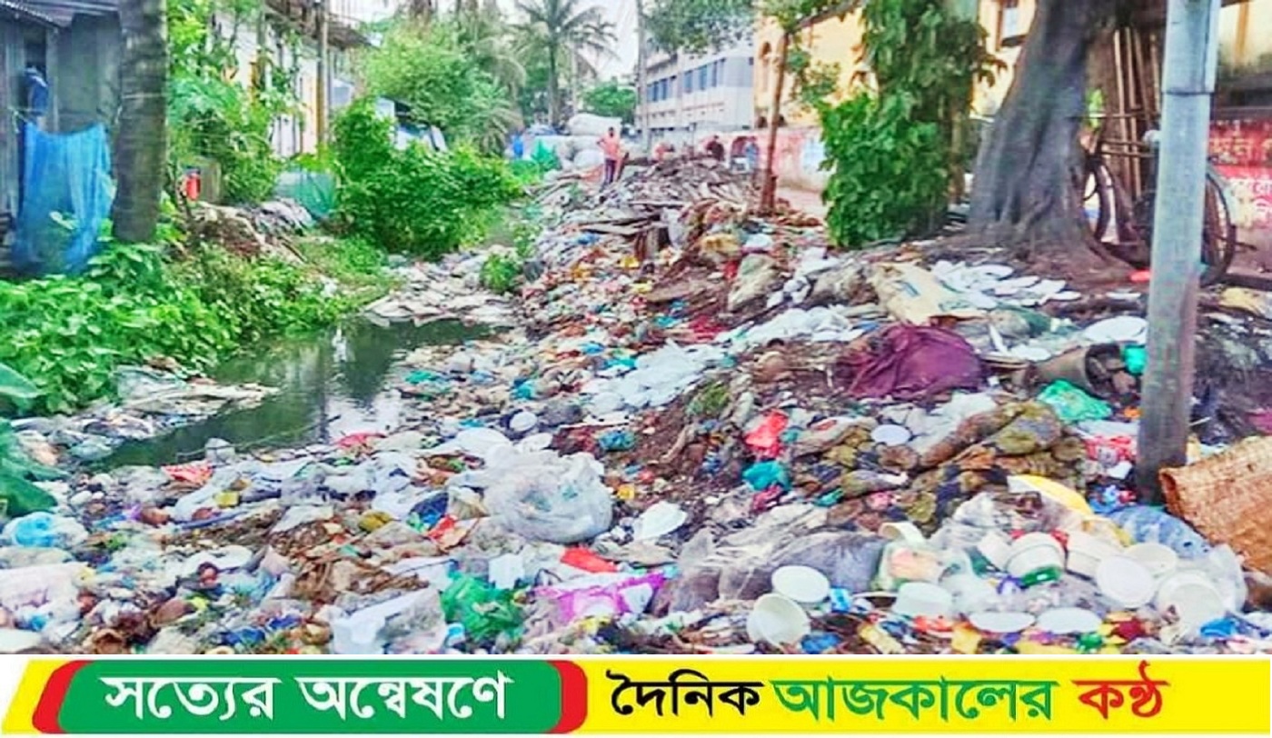 লোহাগড়া পৌর শহরে নির্দিষ্ট ডাম্পিং ব্যবস্থা না থাকায় চরম স্বাস্থ্য ঝুঁ’কিতে শহরের জনগণ