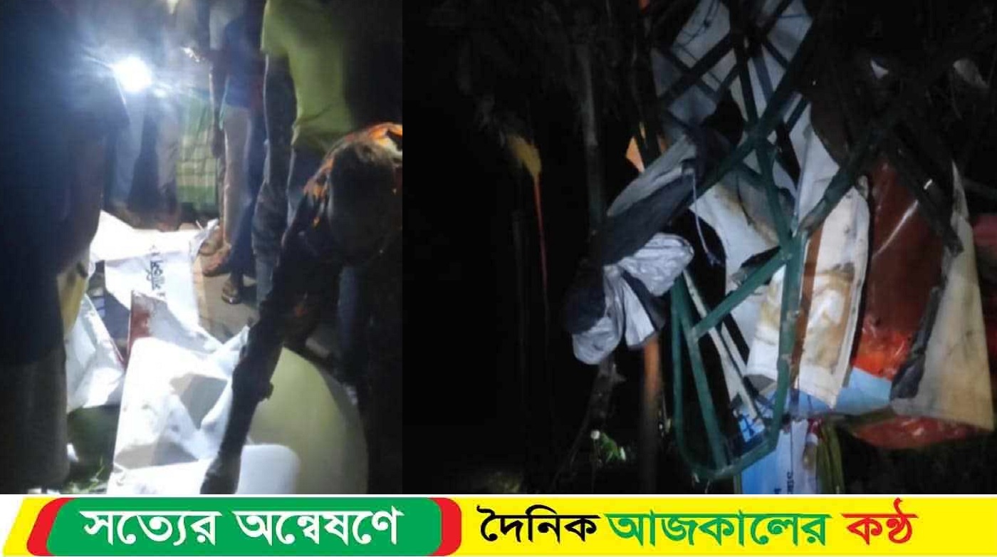 শেরপুরে ট্রাক চাপায় প্রাণ গেলো ৩জনের, আহত-৩