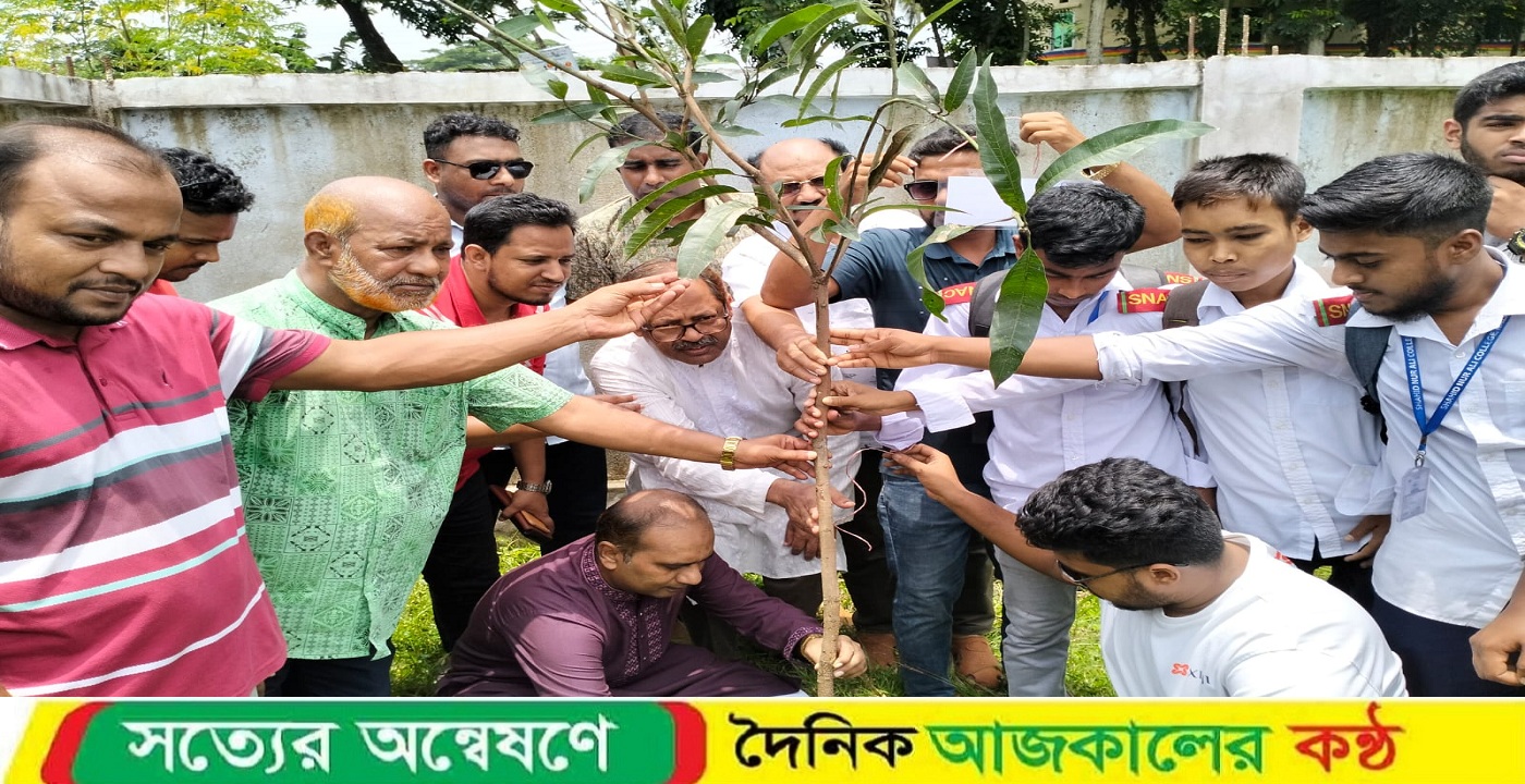 কালীগঞ্জে জুলাই শহীদের স্মরণে বিএনপি নেতা হামিদের বৃক্ষরোপণ কর্মসূচি