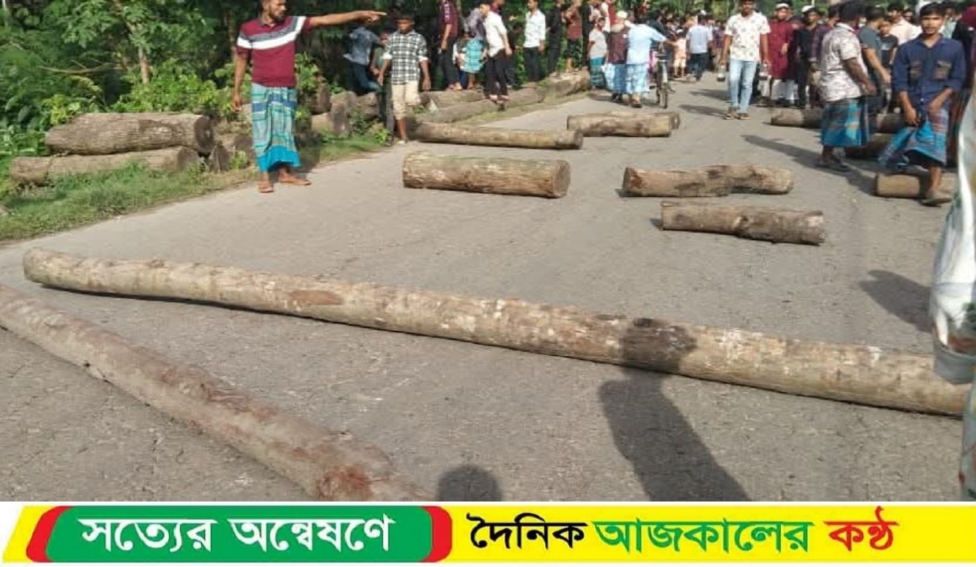 বাস চাপায় মাদ্রাসা ছাত্রী নিহত ! বিক্ষোভে সড়ক অবরোধ