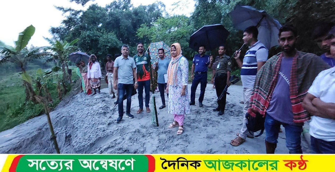অবৈধভাবে বালু উত্তোলন করায় ডিমলায় দুই মেশিন জব্দ, ট্রাক্টর মালিককে জরিমানা