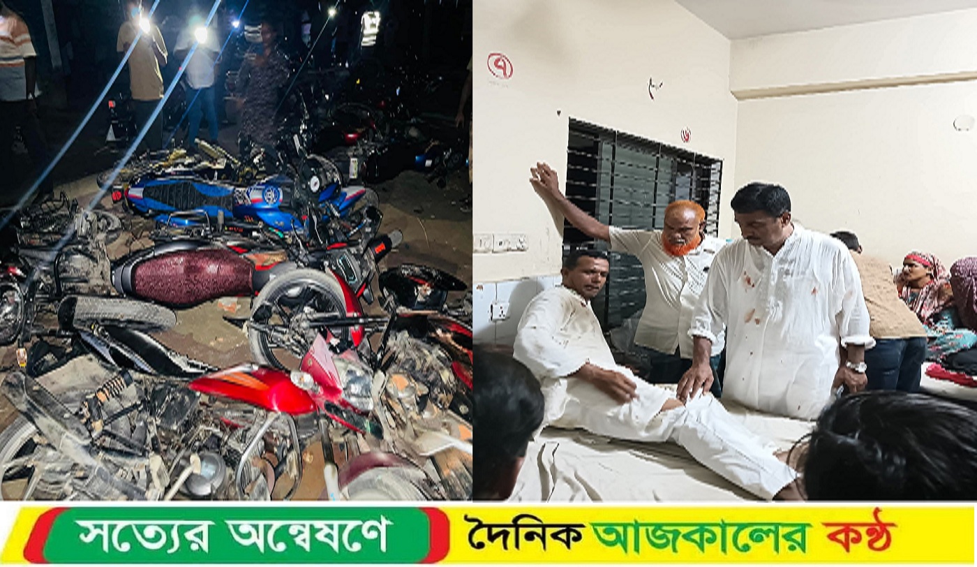 খানসামায় বিএনপির শান্তিপূর্ণ প্রতিবাদ সমাবেশে হামলা, আহত ২৫