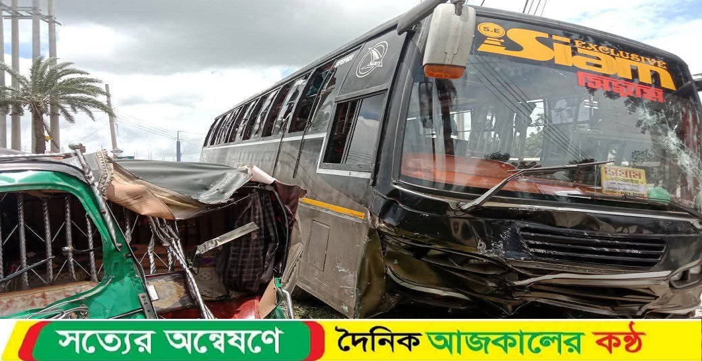 নকলায় ভয়াবহ সড়ক দূর্ঘটনায় ৭ মাসের নবজাতকের মৃত্যু, আহত ৫