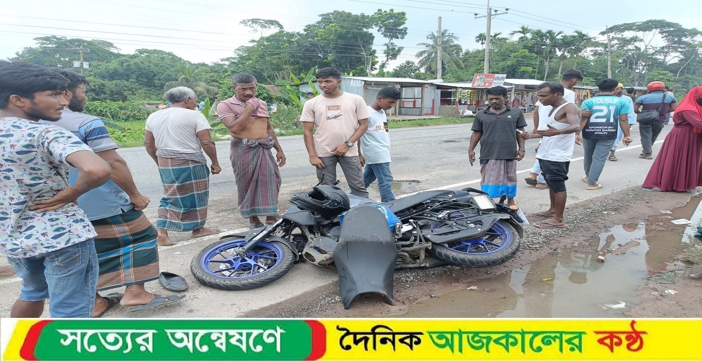 গৌরনদী বাসের ধাক্কায় বাইক চলক নিহত