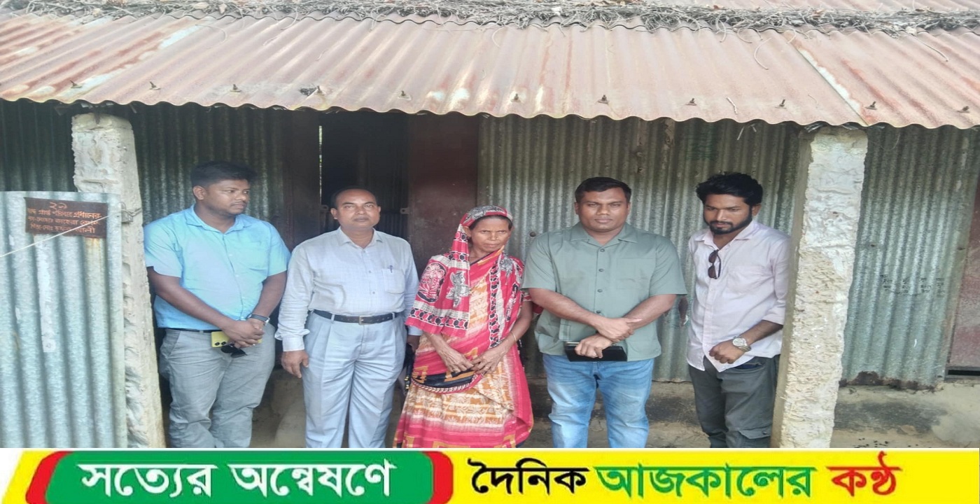 ঝিনাইগাতীতে ইউএনও’র হস্তক্ষেপে দুই গৃহহীন পরিবারের মাথাগোঁজার ঠাই হলো গুচ্ছ গ্রামে