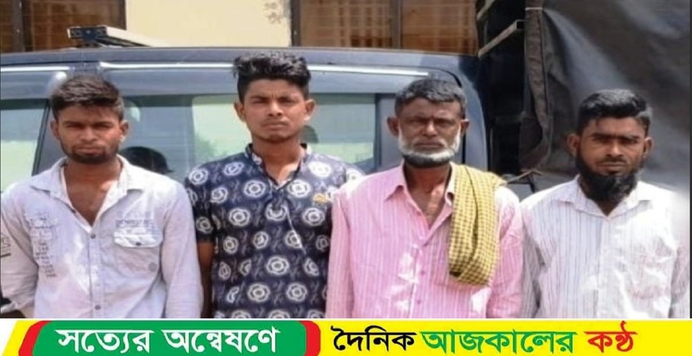 খালিয়াজুড়িতে হাবিব হত্যা মামলায় সন্ধিগ্ধ আসামি সহ ৬ জন আটক