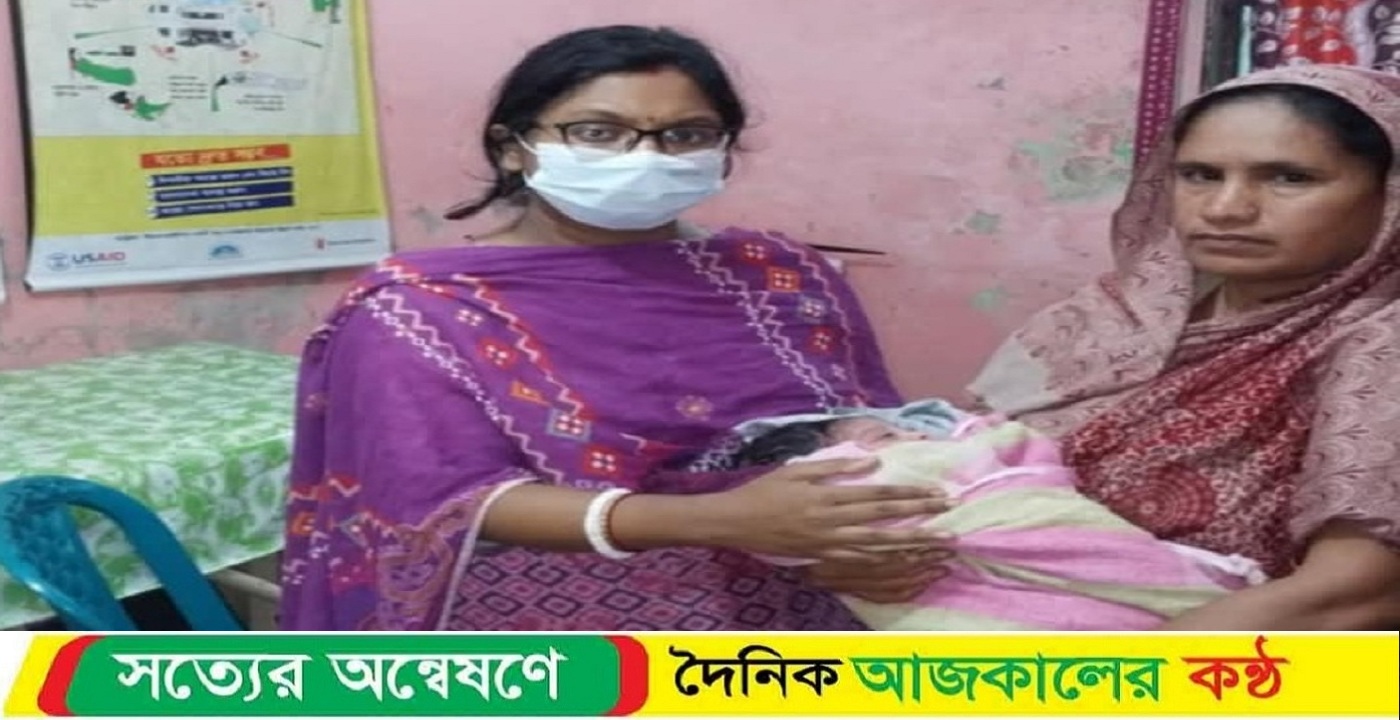 গভীর রাতেও মুছাপুর ইউনিয়ন স্বাস্থ্য ও পরিবার কল্যান কেন্দ্রে বিনা মূল্যে গর্ভবর্তী মায়ের ভেলিভারি সেবা কার্যক্রম