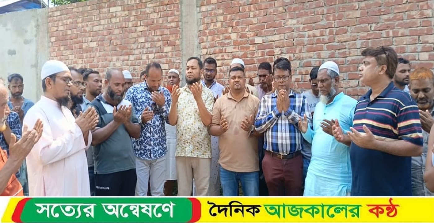 কোনাবাড়ী নতুন বাজার মডেল টাউন রাস্তার কাজের শুভ উদ্বোধন