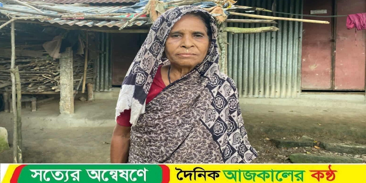 সাংবাদিক বাড়িতে আসায় একবৃদ্ধা নারীকে পিটিয়ে আহত