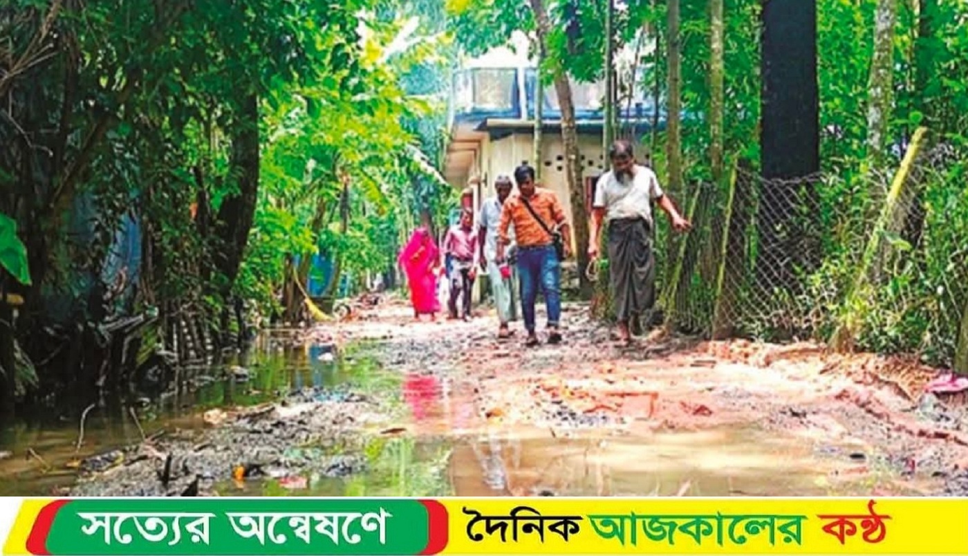 মিঠাছরা-শ্রীপুর সড়কের বেহাল দশা, ভোগান্তিতে ১০ হাজার মানুষ