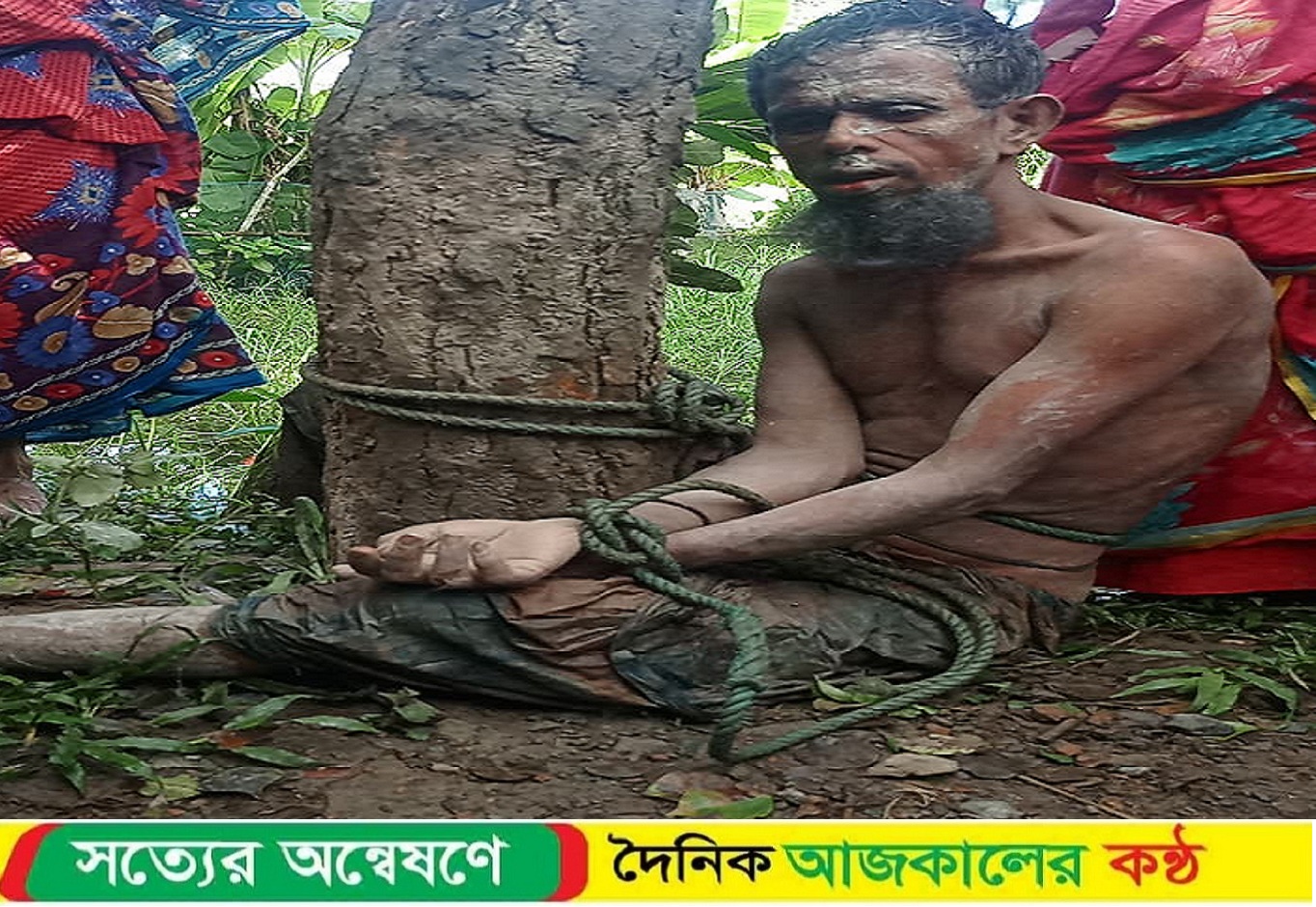 বাউফলে মধ্যেযুগীয় আপন ভাইকে নির্যাতনের অভিযোগ