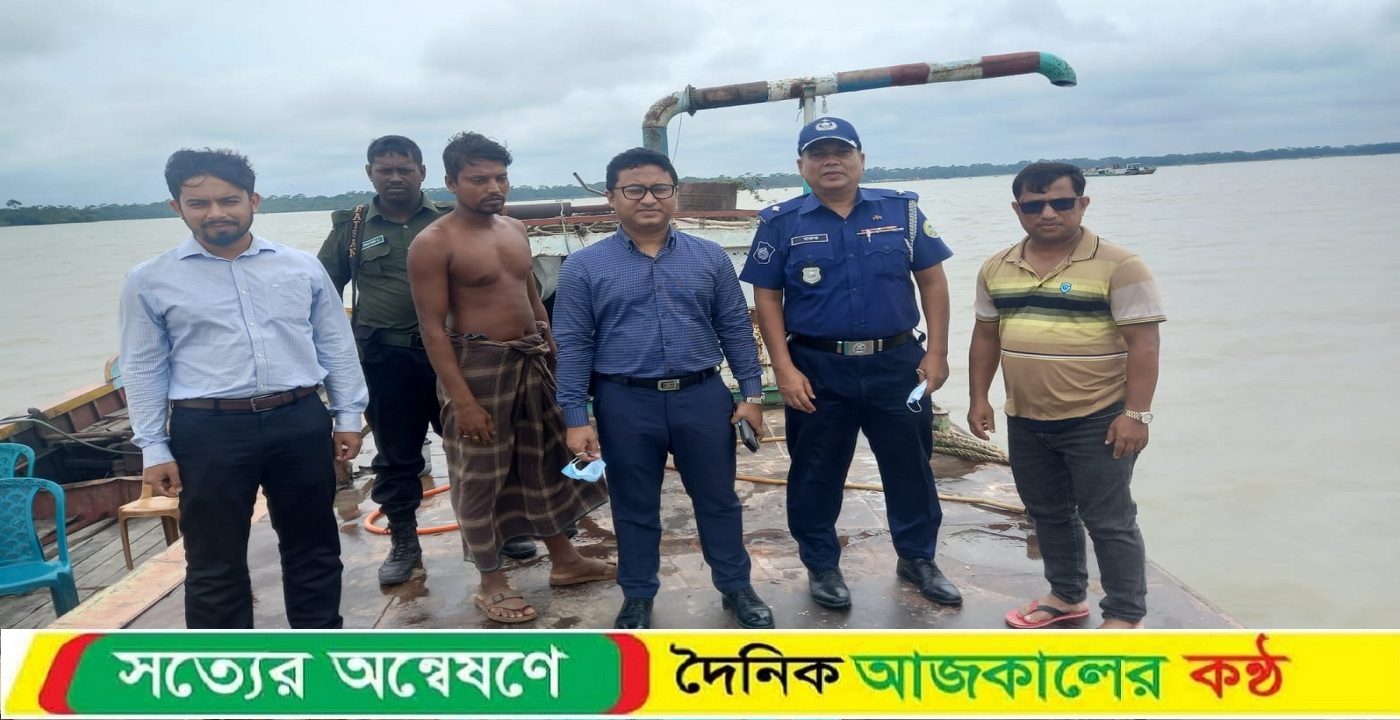 ইন্দুরকানীতে অবৈধভাবে বালু উত্তোলনকালে ভ্রাম্যমান আদালতের অভিযান: ০৩ লক্ষ টাকা জরিমানা আদায়