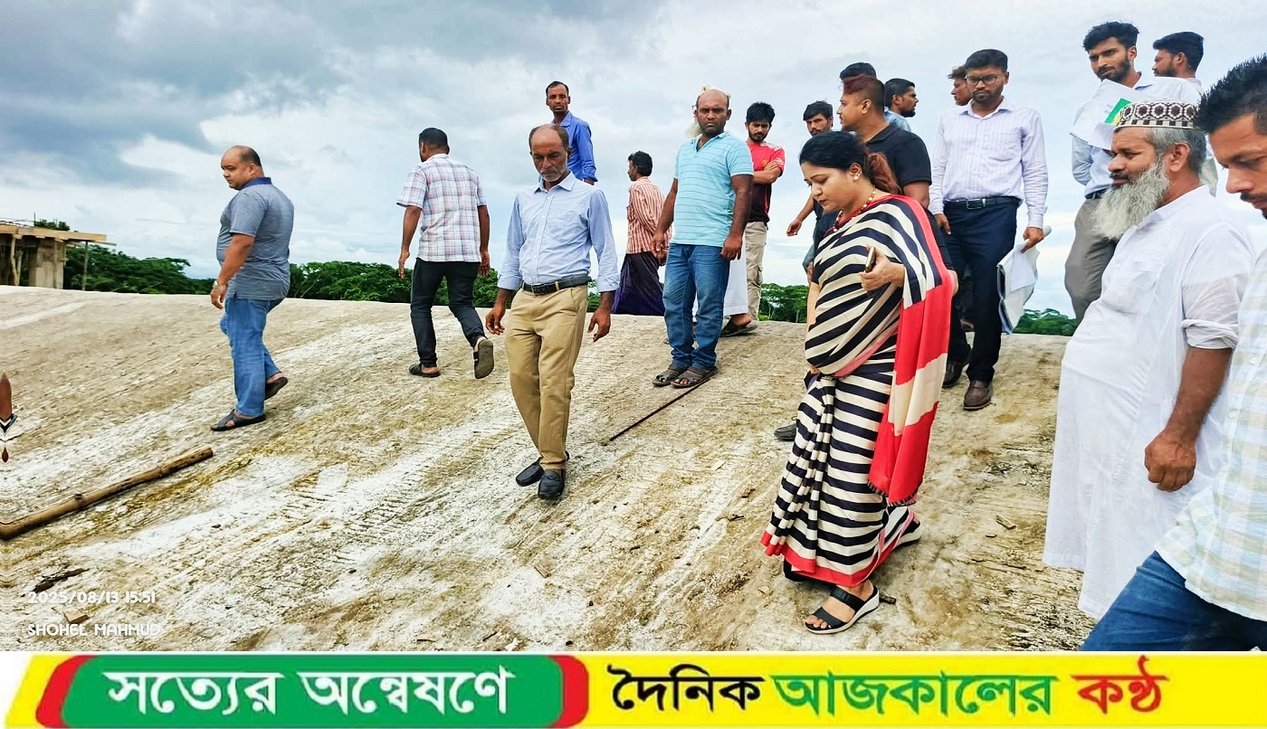 মাদ্রাসার ভবন নির্মানে অনিয়ম, ভেঙ্গে নির্মাণের নির্দেশ দিলেন ইউএনও