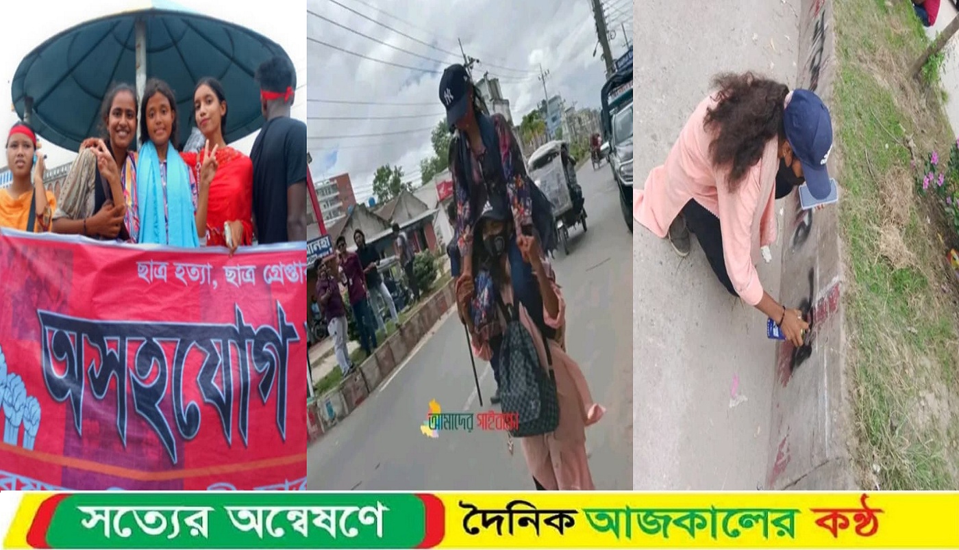 গণআন্দোলনের প্রতীক হয়ে উঠেছিলেন গাইবান্ধার মেহজাবিন