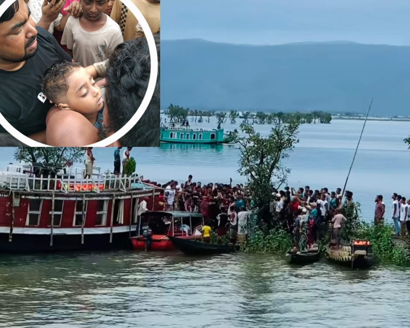 সুনামগঞ্জের টাঙ্গুয়ার হাওরে ঘুরতে এসে সন্তানের লাশ নিয়ে ফিরলেন মা-বাবা