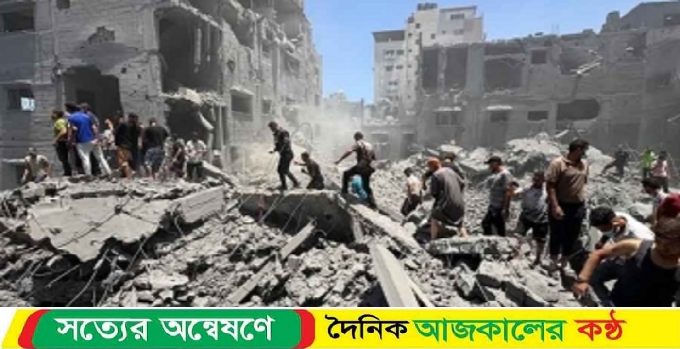 গাজায় ইসরায়েলি হামলায় প্রাণ গেল আরও ৬০ ফিলিস্তিনির