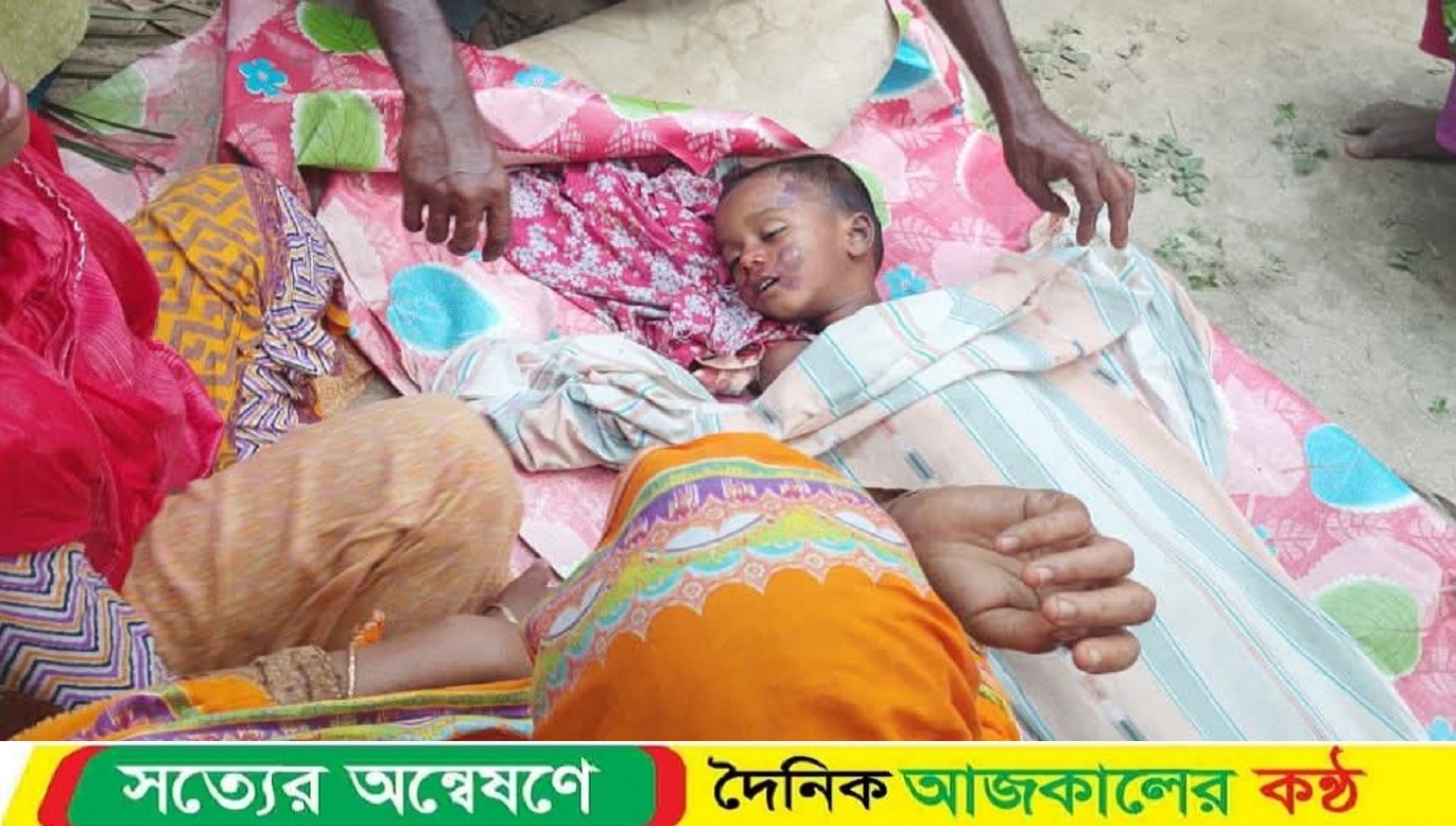 নওগাঁর আত্রাইয়ে ভ্যানের নিচে চাপা পরে শিশু নিহত