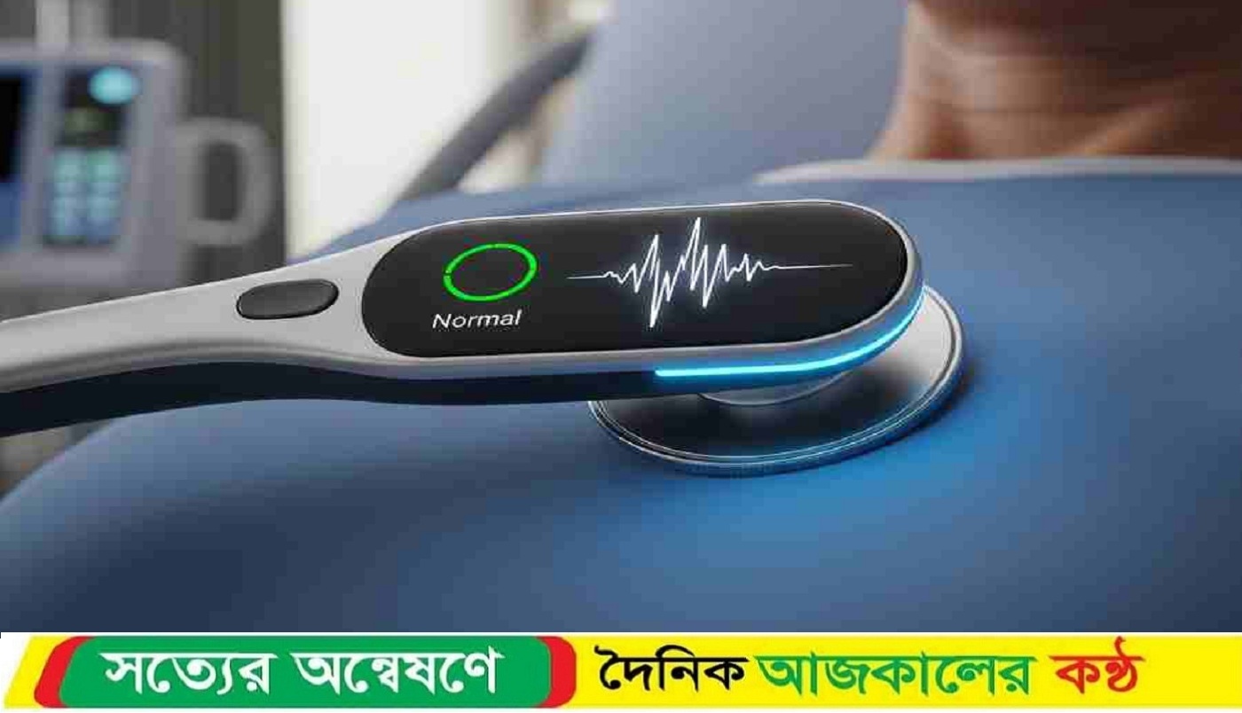 ১৫ সেকেন্ডে হার্টের অবস্থা জানাবে ‘এআই স্টেথোস্কোপ’